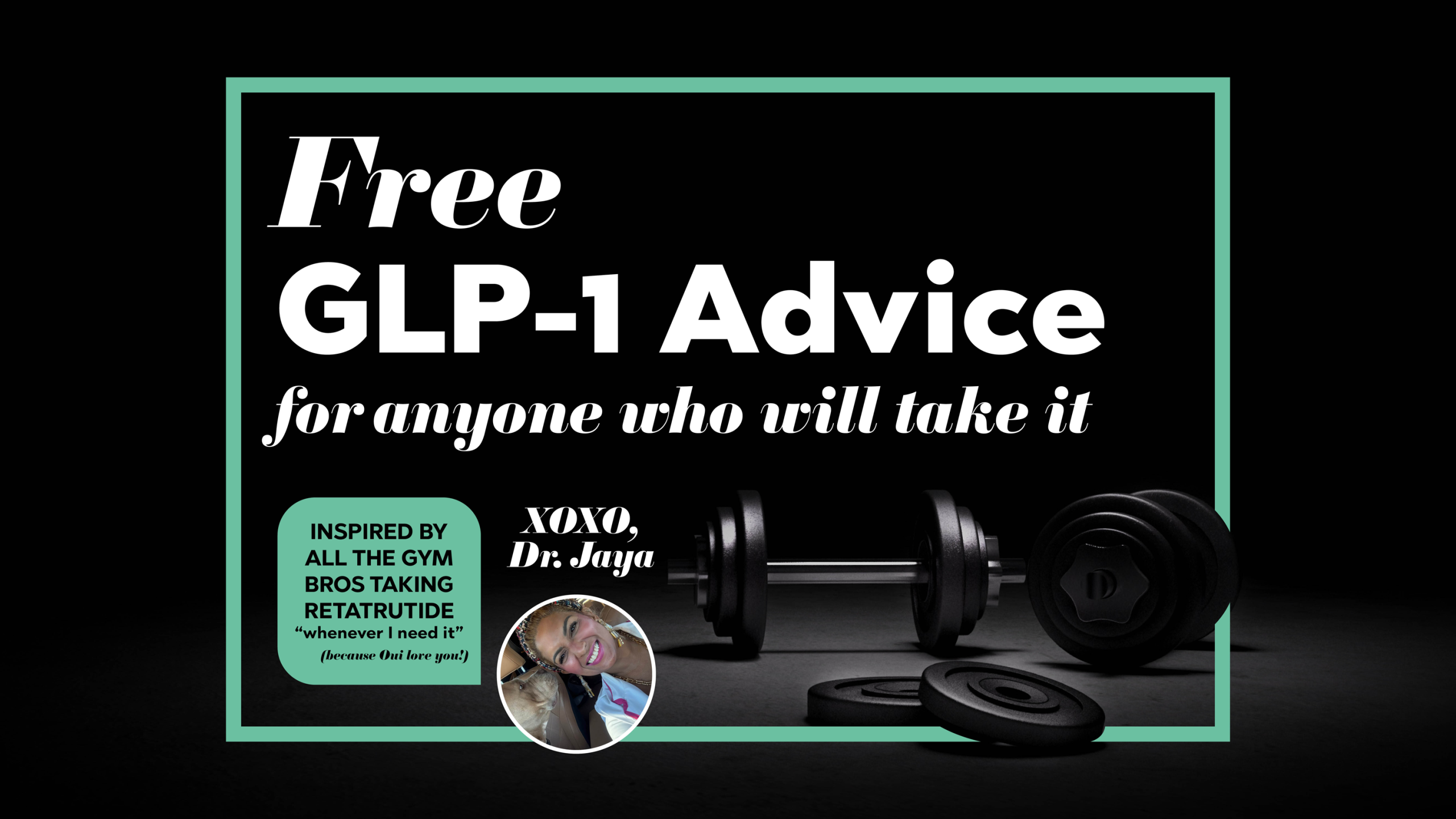 Featured image for “FREE GLP-1 ADVICE FOR ANYONE WHO WILL TAKE IT”